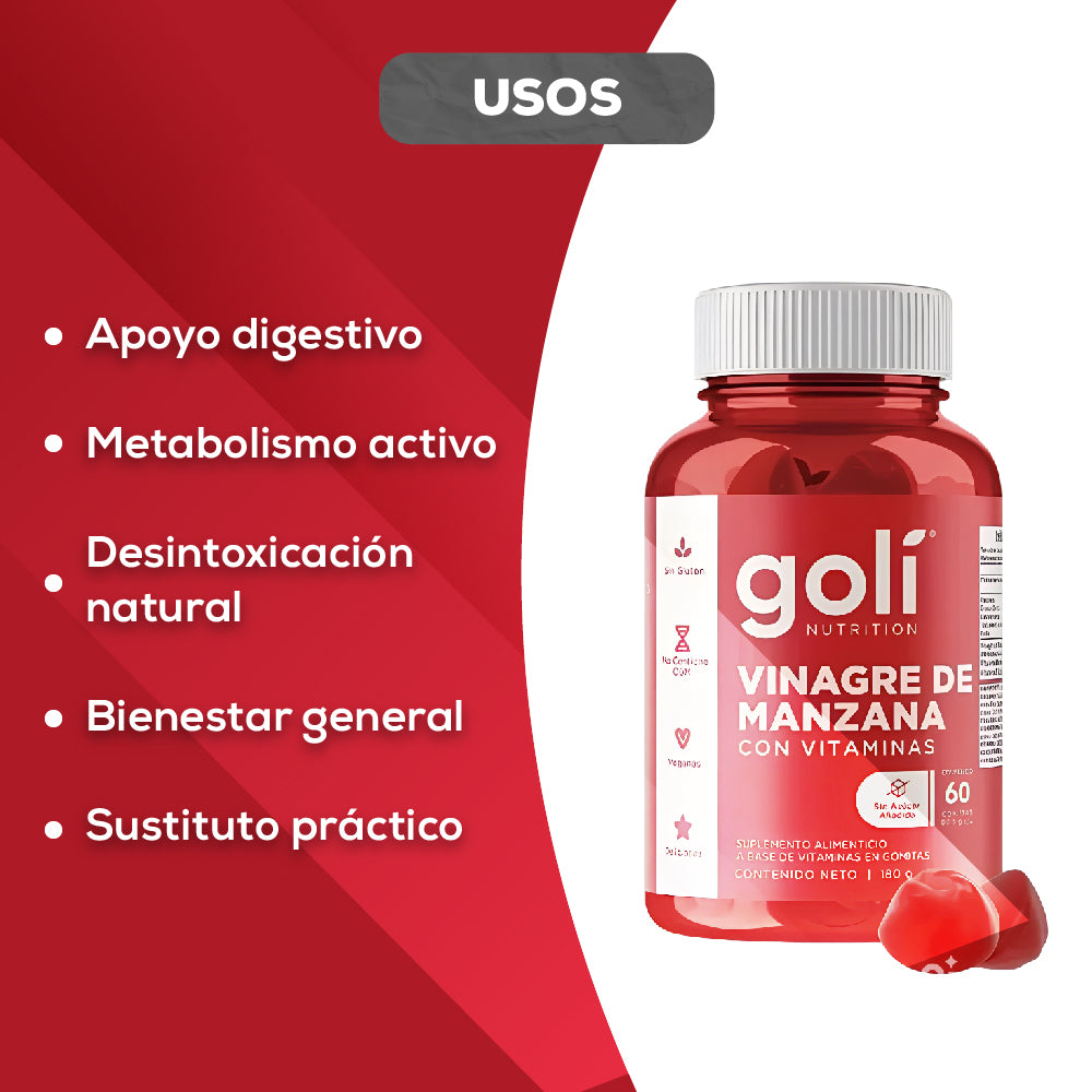 Gomas Goli Nutrition Vinagre De Manzana🍎