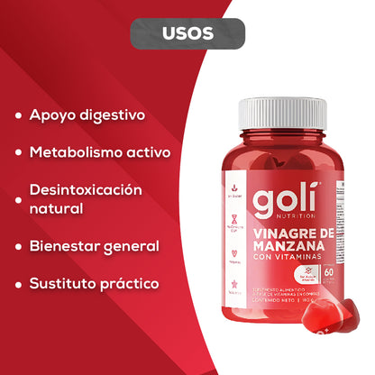 Gomas Goli Nutrition Vinagre De Manzana🍎
